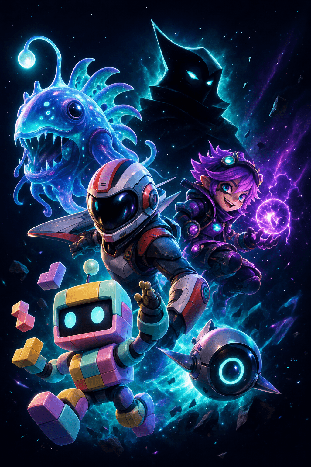 Original characters from upcoming Zapi.One games