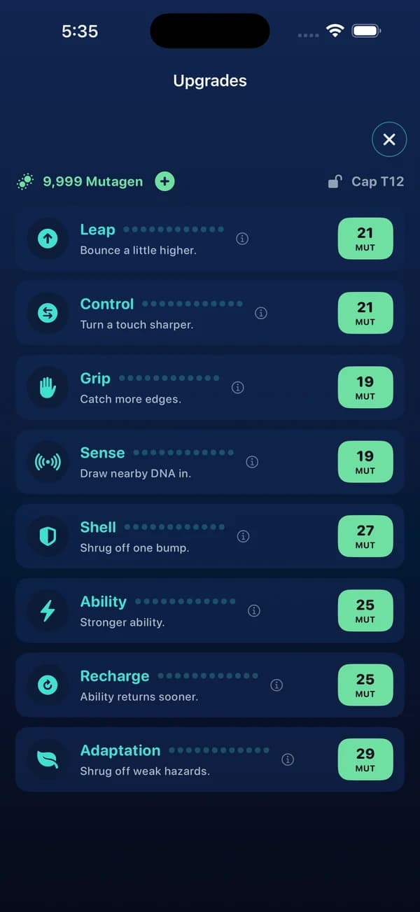 A deep upgrade tree